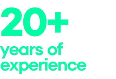 20 years of experience